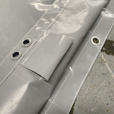 외관 건축용 리톤 음 흡수성 화염 retardant 회색 Pvc 소리 장막