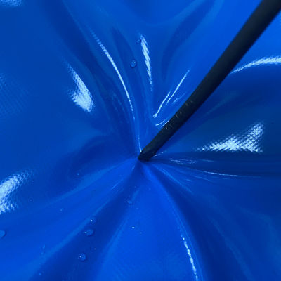 리통 친환경 박스형 배송 컨테이너 커버 타프 블루 750gsm PVC 타포린 커버